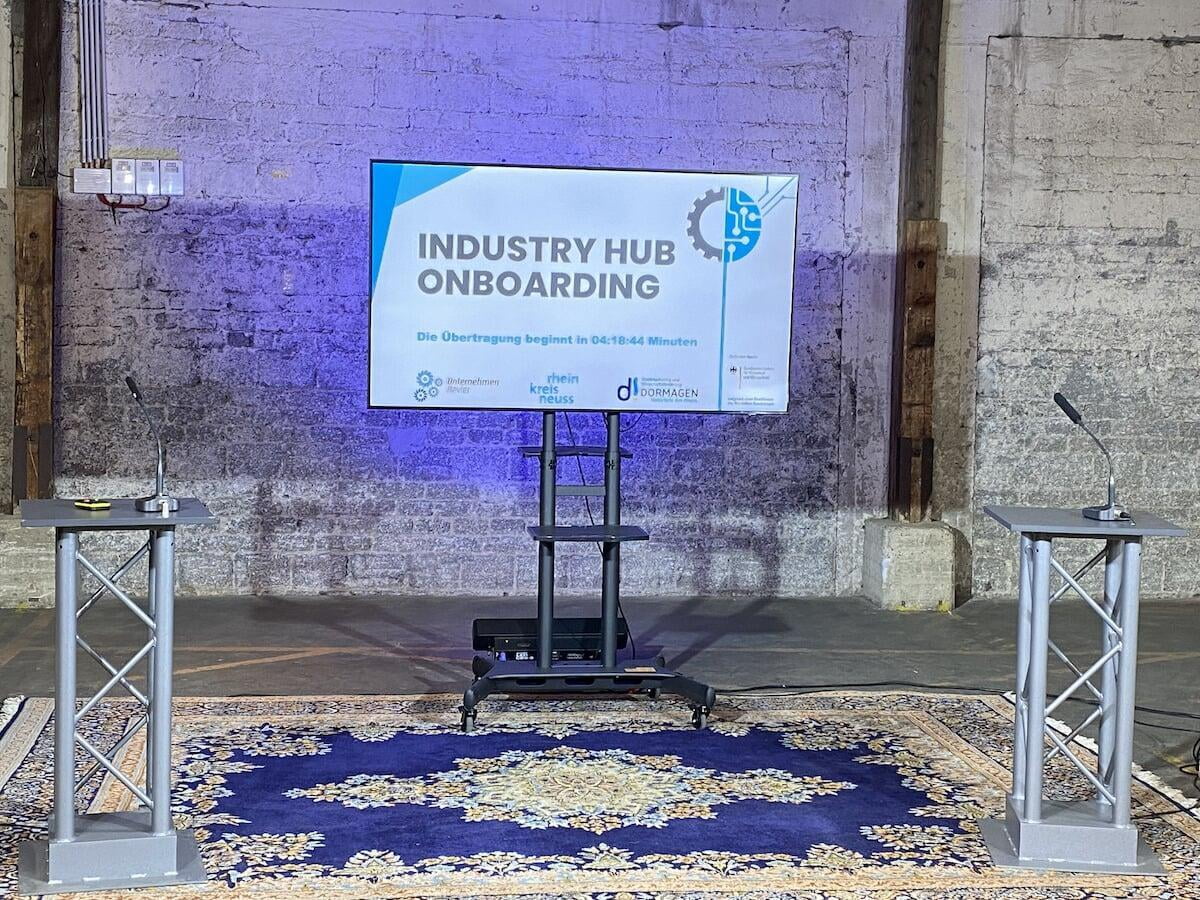 link instinct® Livestream Produktion des Industry Hub Onboarding Events